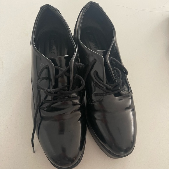 Worn once. Shiny platform for forever 21. - Picture 2 of 3